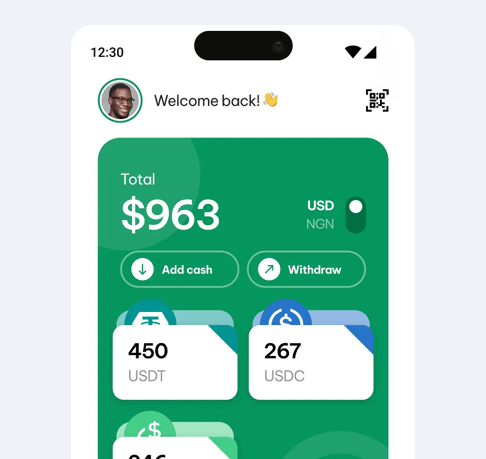 Stablecoin wallet balances